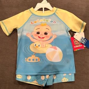 Cocomelon 2pc Swim Set 24 mo NWT